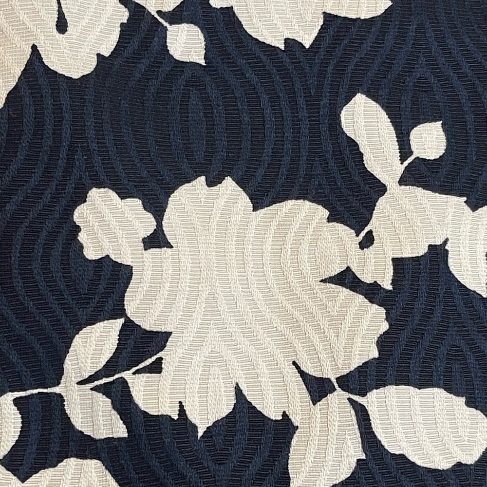 NWTS TALBOTS COTTAGE CORE NAVY & WHITE FLORAL PRINT PENCIL SKIRT SZ 12 P - Picture 4 of 10